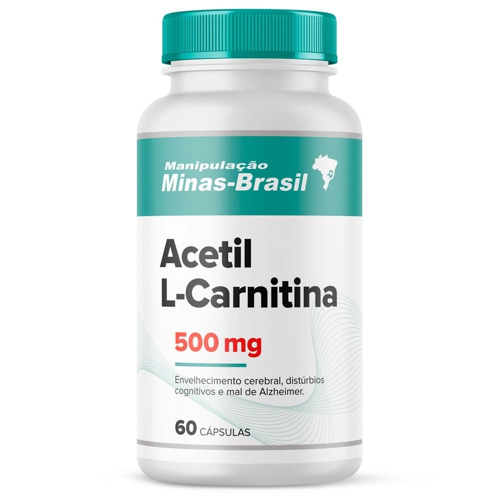 Acetil L-Carnitina 500mg 60 Caps