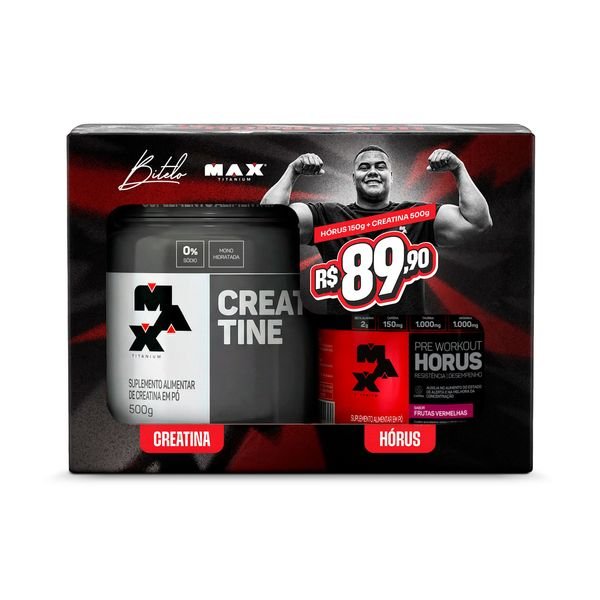 Kit Promocional Edição Especial — Creatina 500g + Pré-Treino 150g