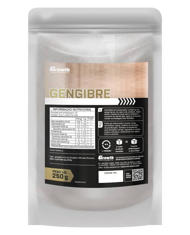 Gengibre 500mg 60 Caps