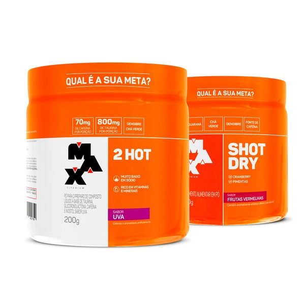 Kit Termogênico Shot Dry + 2Hot
