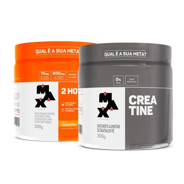 Kit Creatina 300g + 2Hot 200g