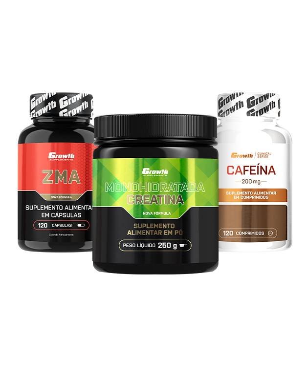 Kit Iniciantes — Cafeína + ZMA + Creatina 250g