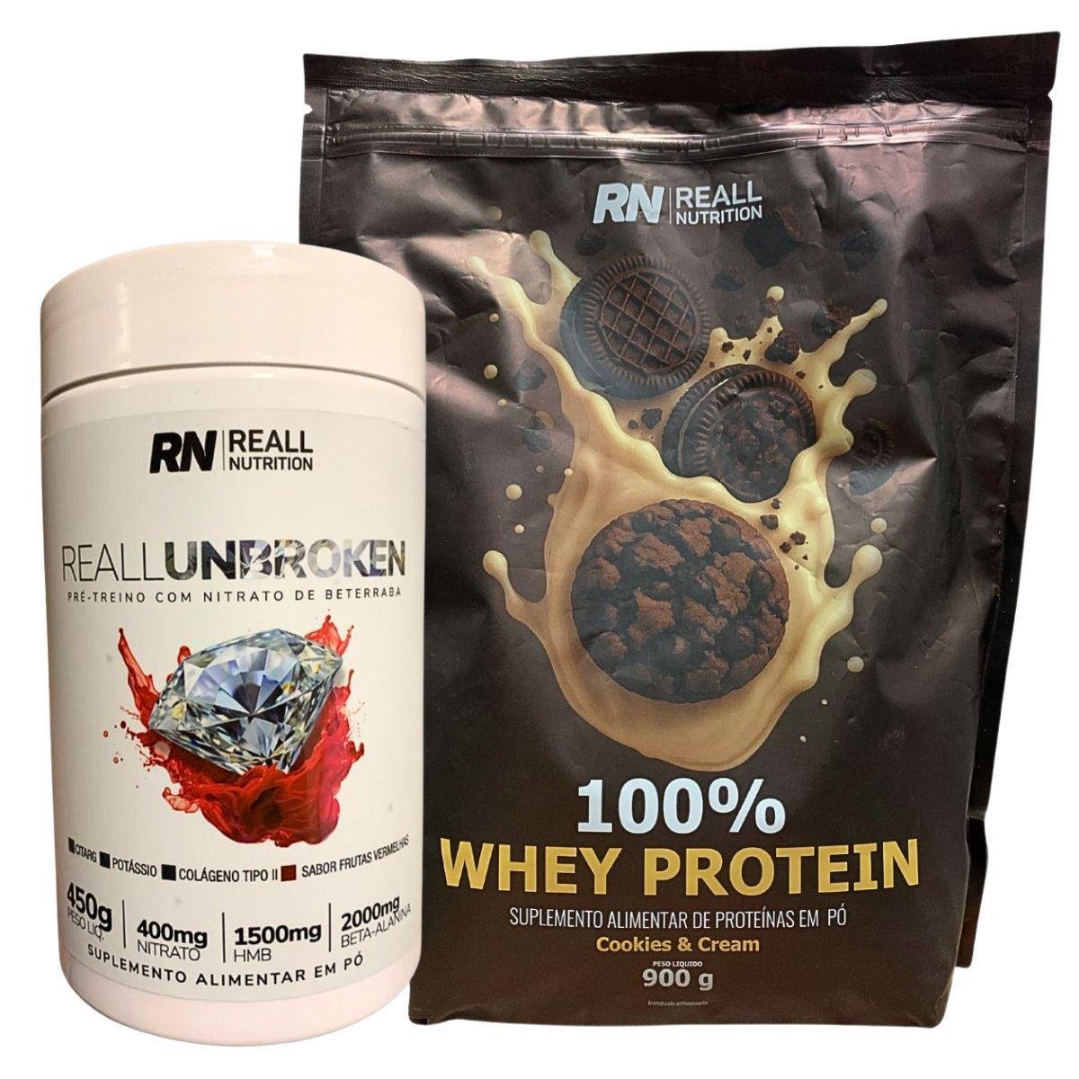 Kit Whey 1Kg + Pré-Treino Haze 300g