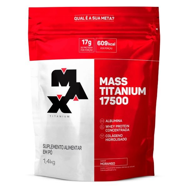 Mass Titanium Refil 1,4Kg | Hipercalórico | Max Titanium | Original Lacrado