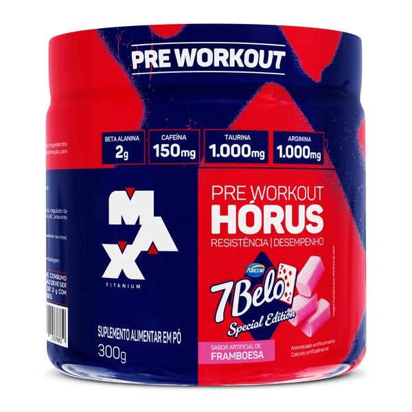 Pré-Treino 300g Sabor Frutas Vermelhas