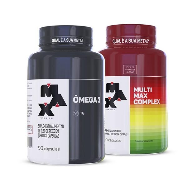 Kit Imunidade e Saúde Omega 3 90 caps + Multivitamínico 90 caps