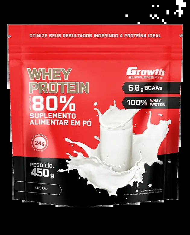 Whey Protein Concentrado 450g — Natural