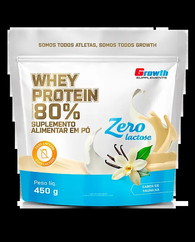 Whey Protein Zero Lactose 900g — Baunilha